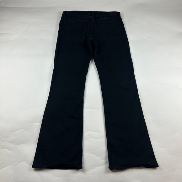 Express Black Stretch Denim Bootcut Jeans 10R - Picture 6 of 7